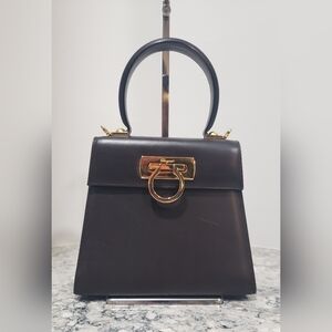 Salvatore Ferragamo Mini Gancini Iconic Top Handle Bag